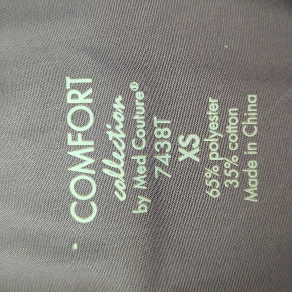 Comfort Collection by Med Couture Nursing Scrub Cargo Pants XS Grey - Picture 2 of 16